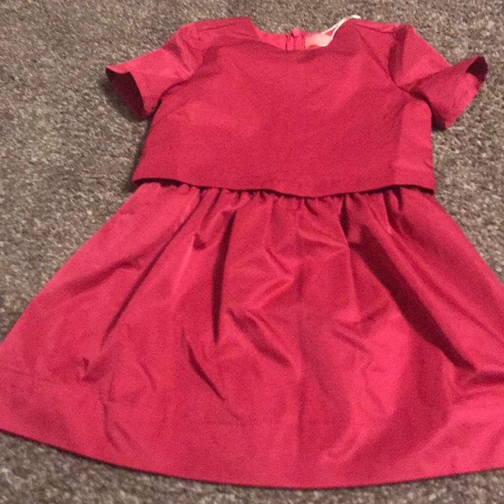 Pink girls party dress. Size 4. Runs big.